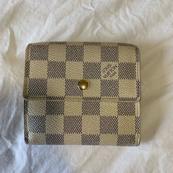 AUTHENTIC Louis Vuitton Damier Azur Elise Wallet - Picture 3 of 13